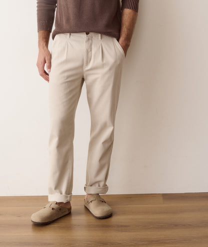 Marine Layer The Rowan Pleated Trouser - Relaxed Fit