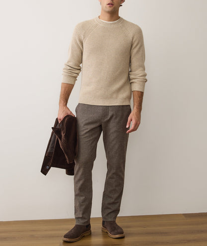 Marine Layer Saturday Houndstooth Chino - Slim Straight