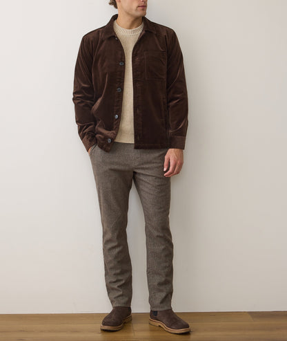 Marine Layer Saturday Houndstooth Chino - Slim Straight