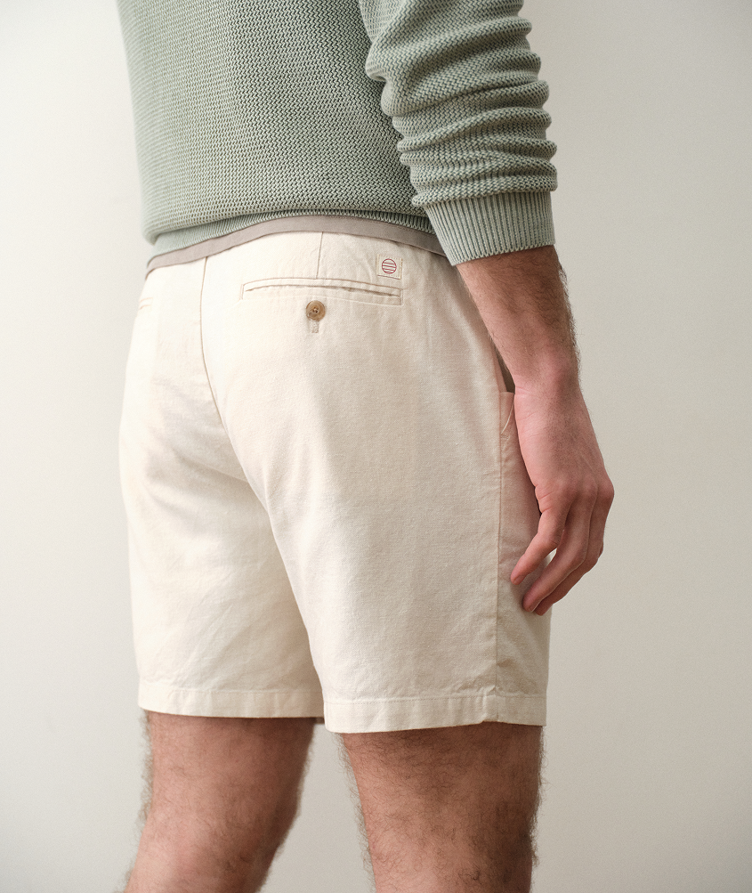Marine Layer 7" Saturday Hemp Chino Short