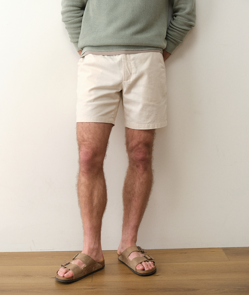 Marine Layer 7" Saturday Hemp Chino Short
