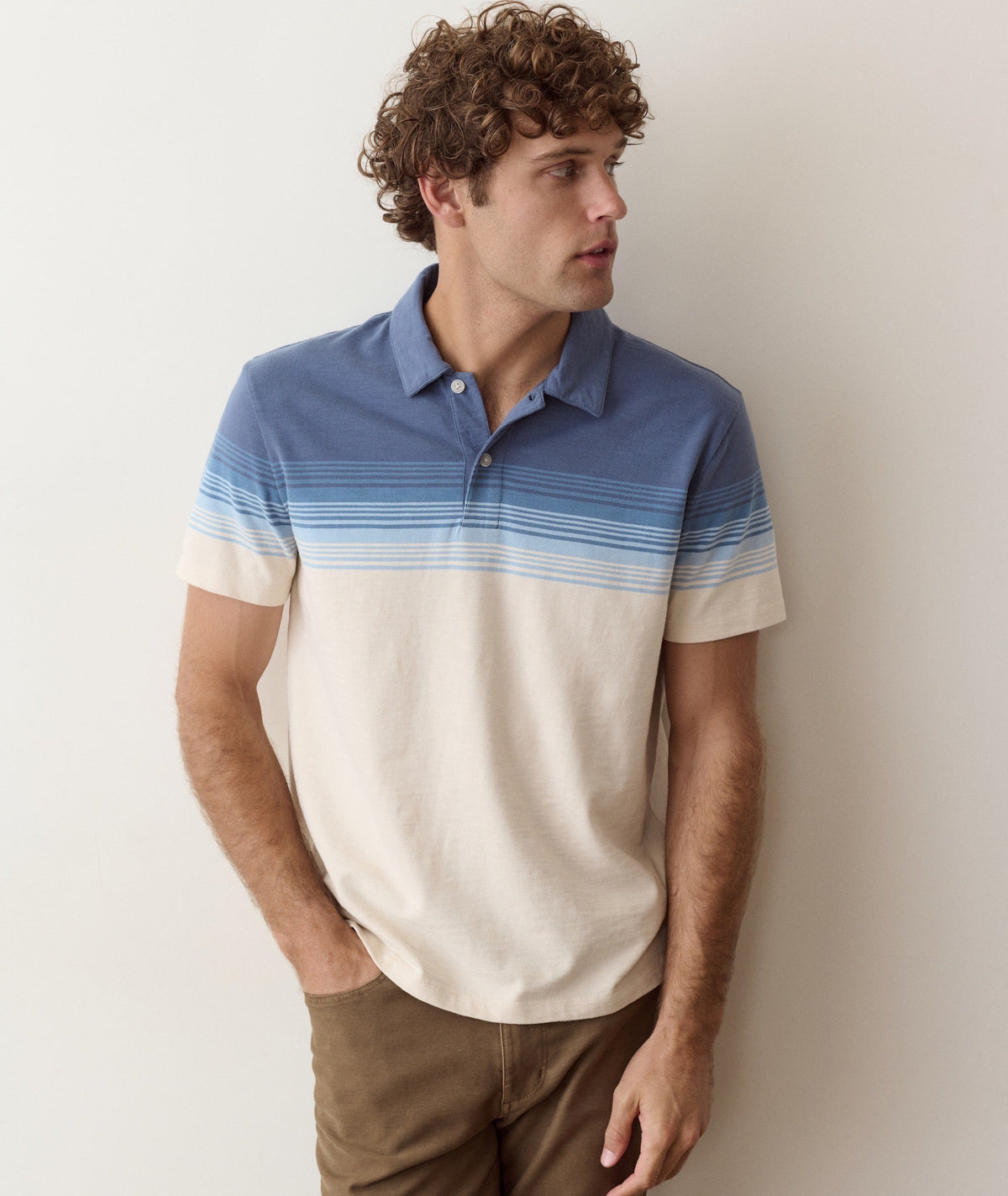 Marine Layer Luxe Slub Polo