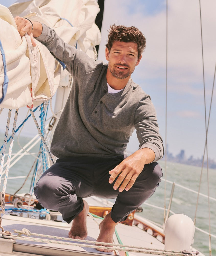 Marine Layer Luxe Jersey Henley