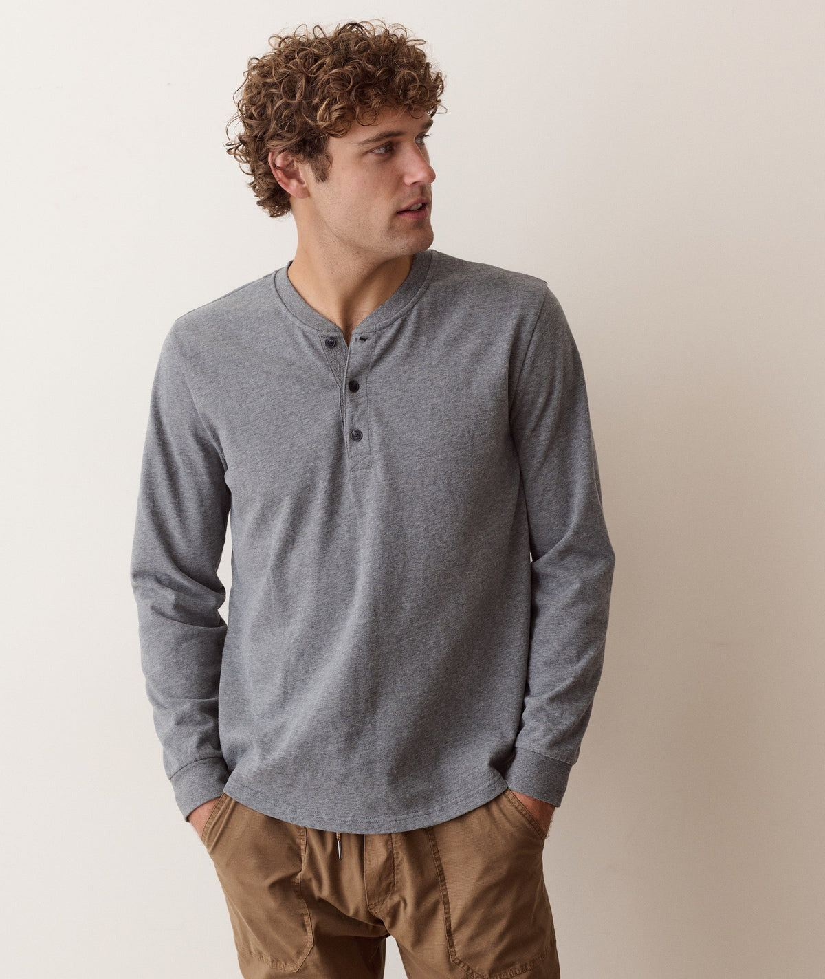 Marine Layer Luxe Jersey Henley