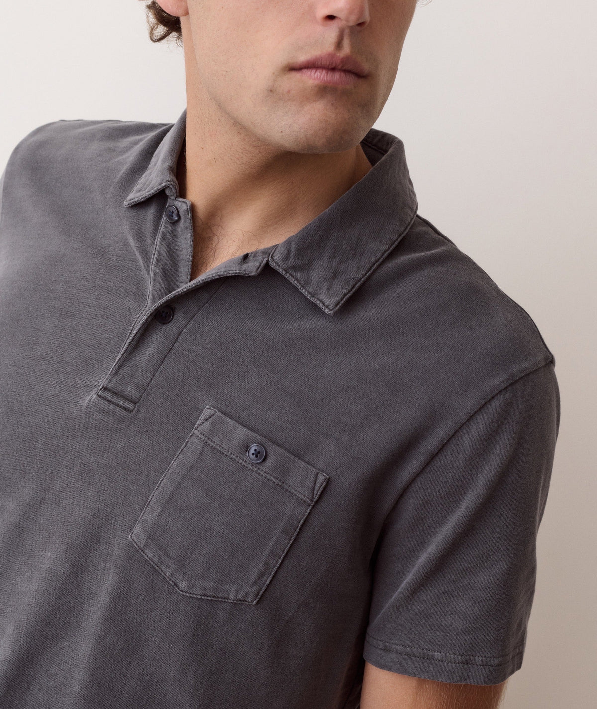 Marine Layer Luxe Slub Polo
