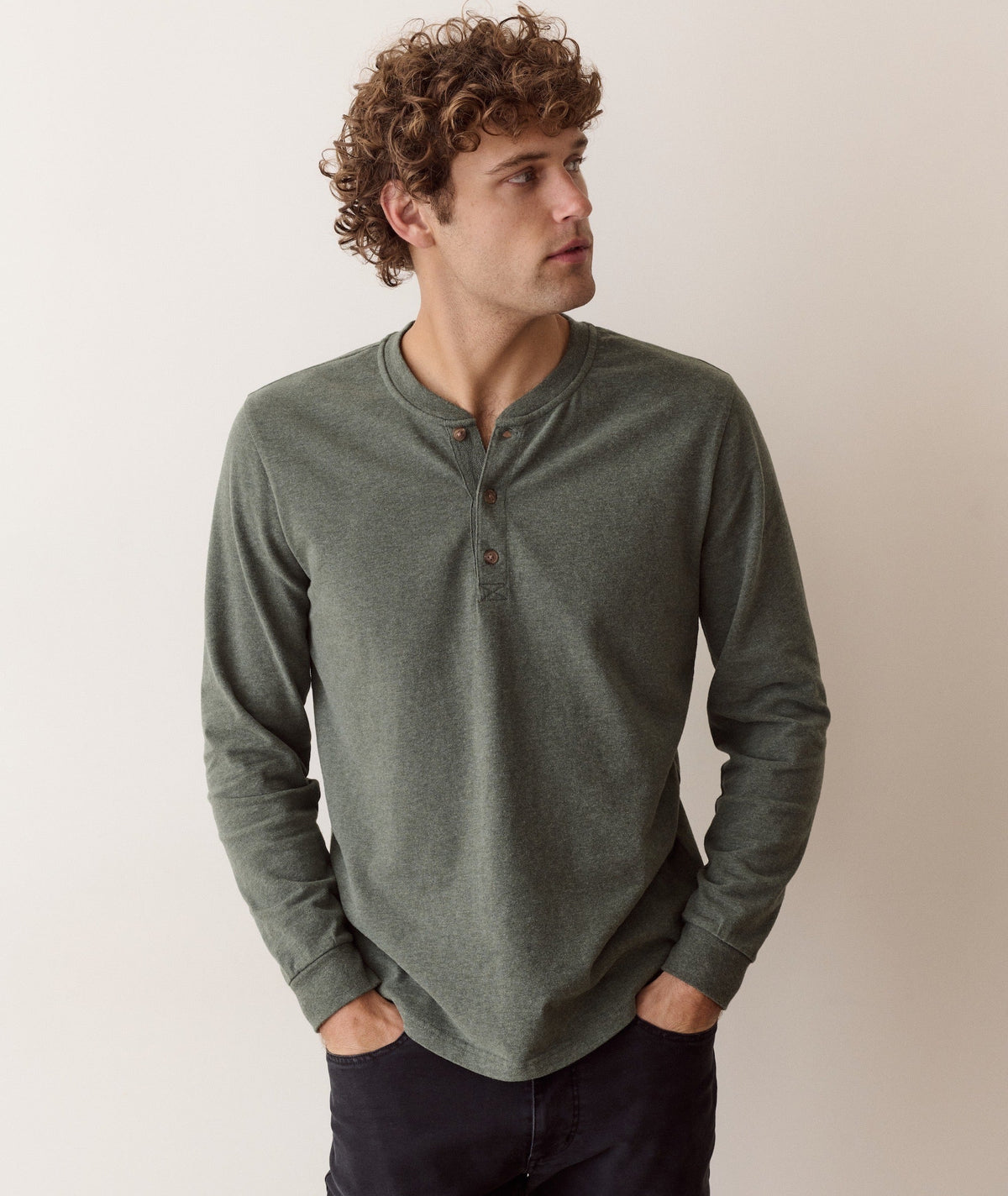 Marine Layer Luxe Jersey Henley