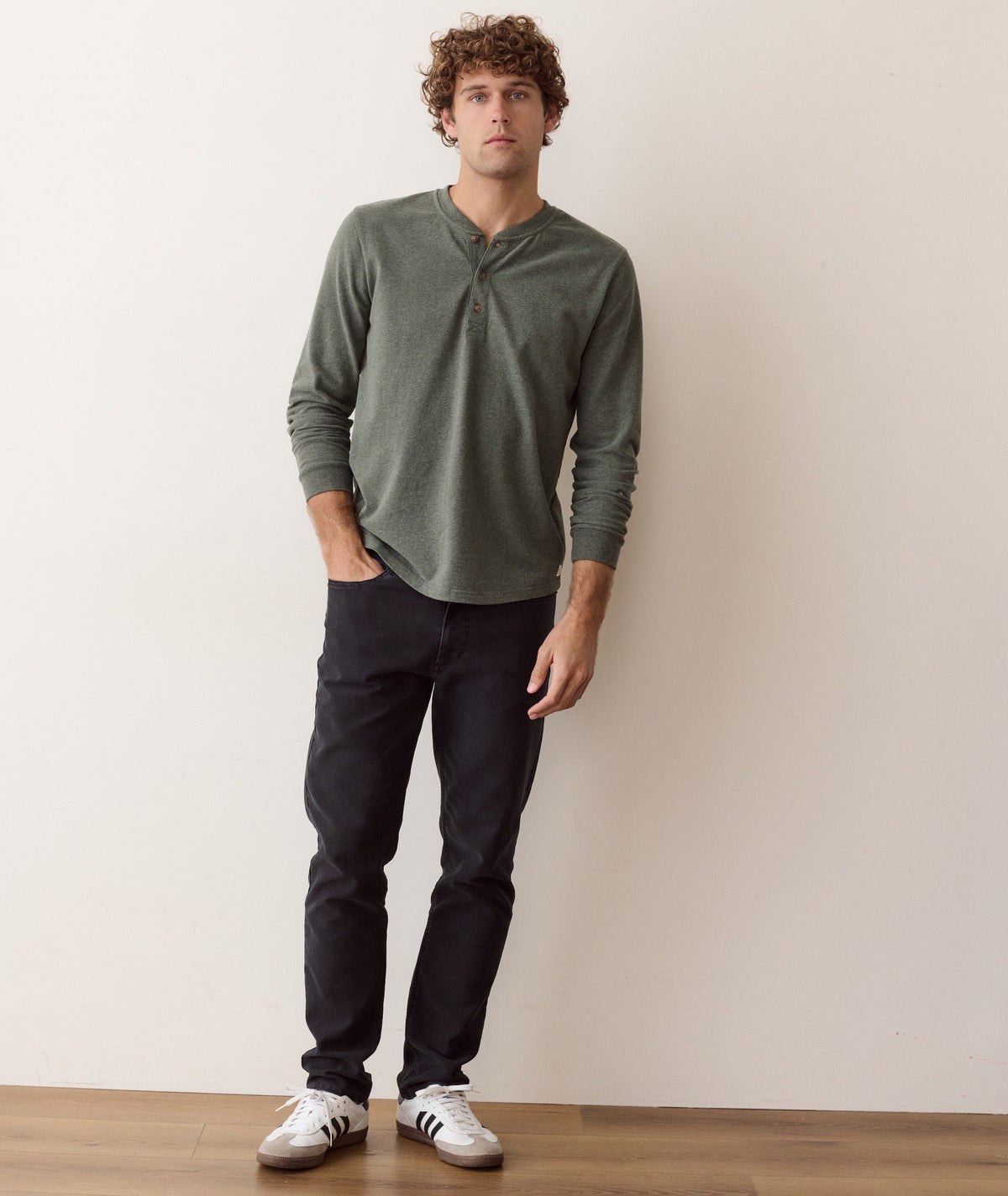 Marine Layer Luxe Jersey Henley