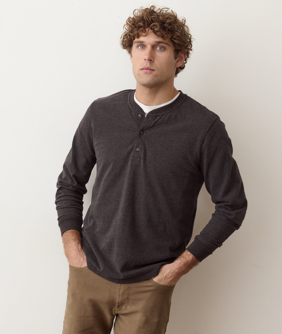 Marine Layer Luxe Jersey Henley