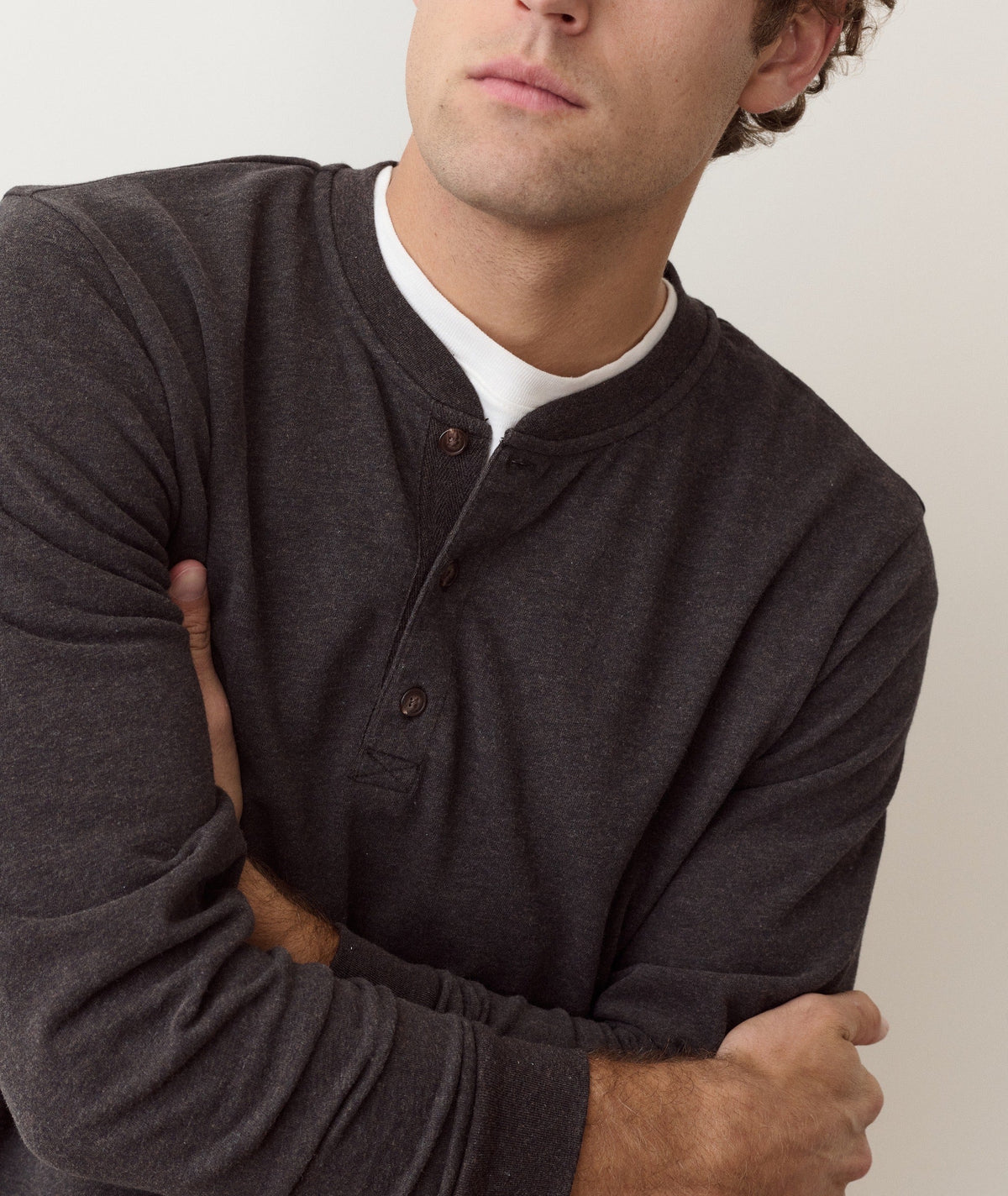 Marine Layer Luxe Jersey Henley