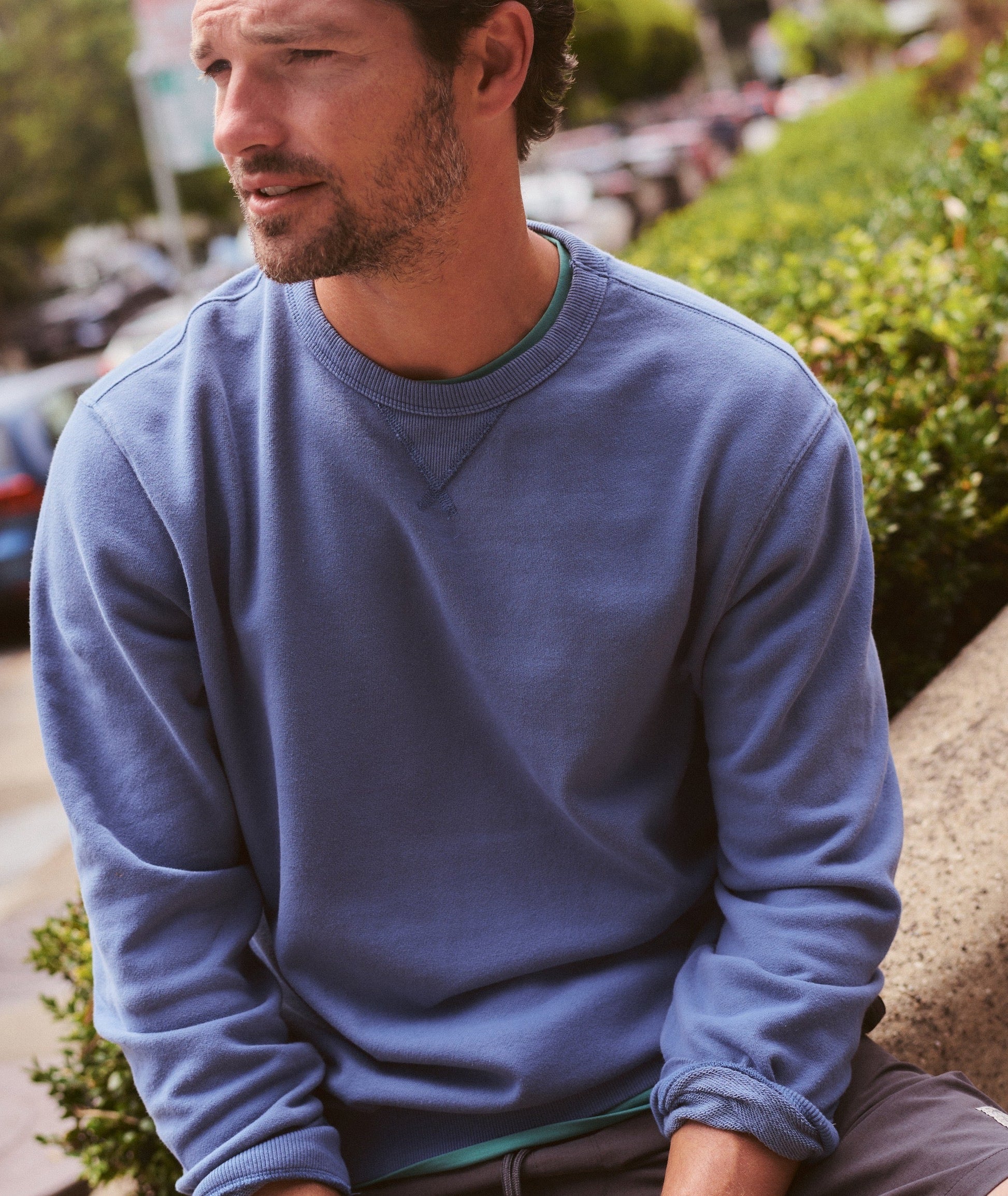Marine Layer Cloud 9 Terry Relaxed Crewneck