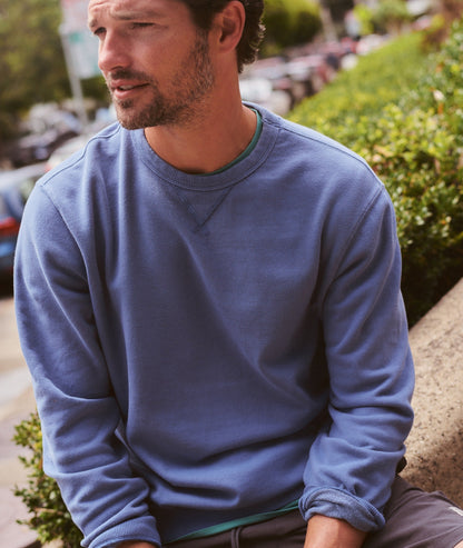 Marine Layer Cloud 9 Terry Relaxed Crewneck