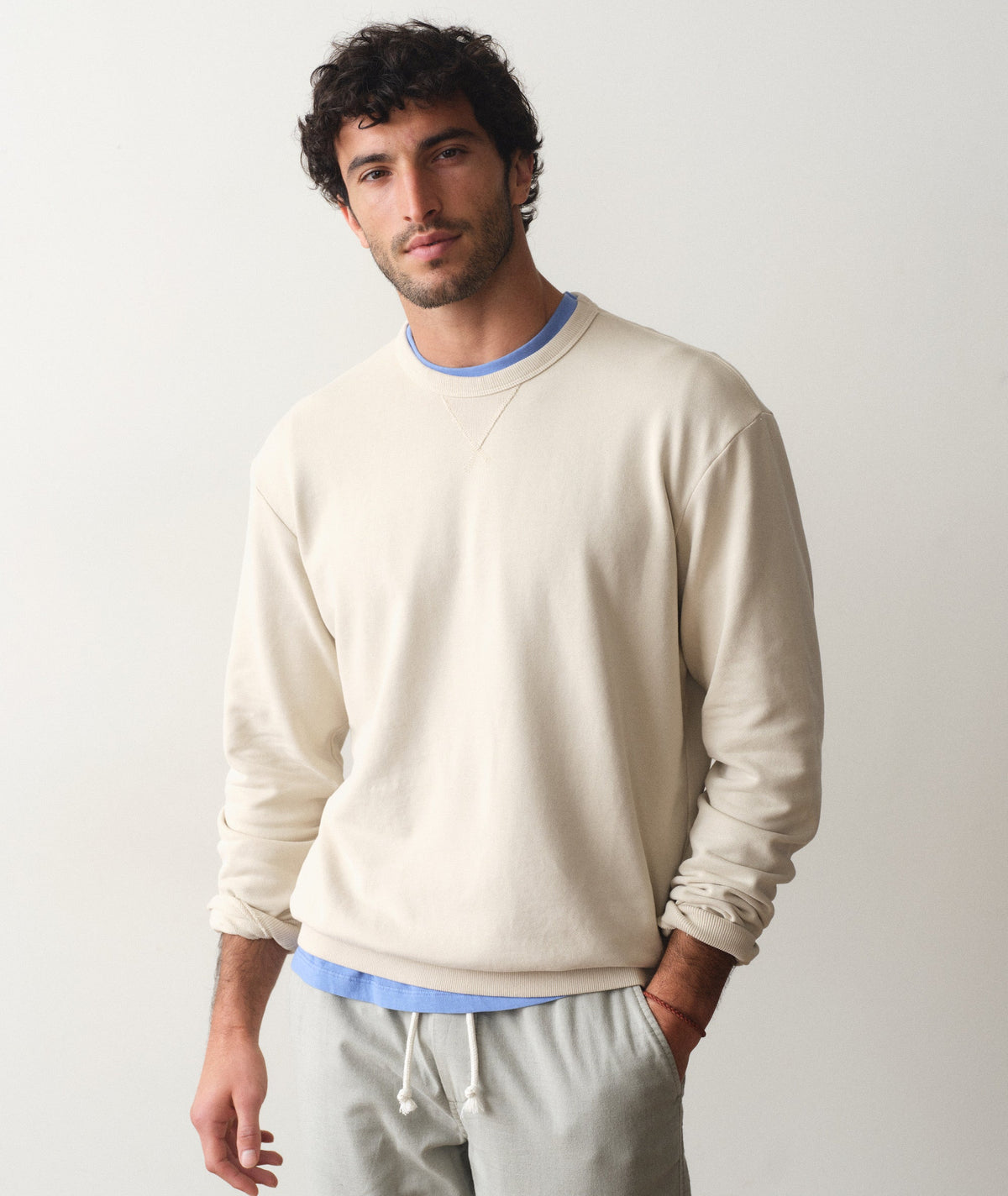 Marine Layer Cloud 9 Terry Relaxed Crewneck