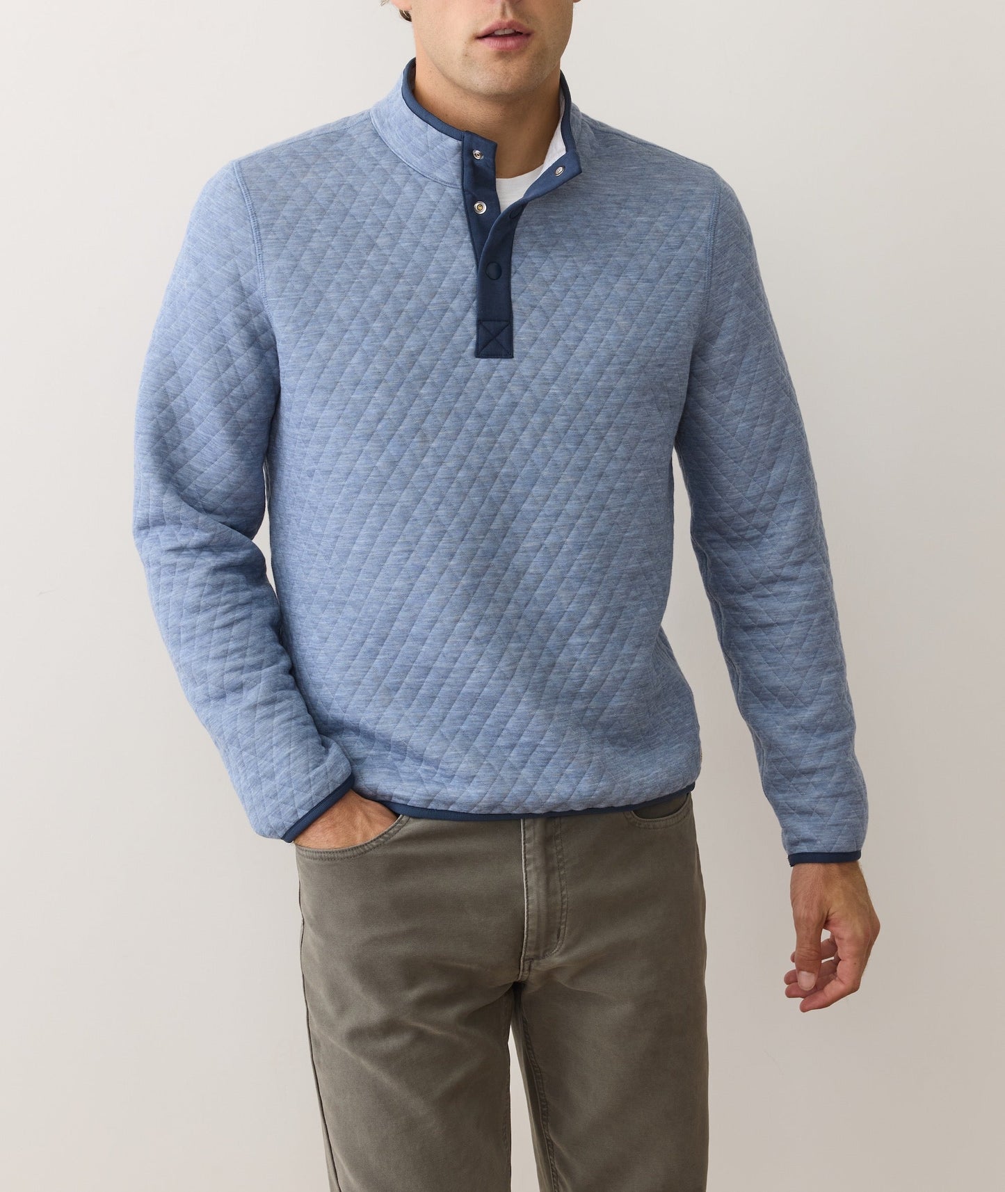 Marine Layer Corbet Quilted Reversible Pullover
