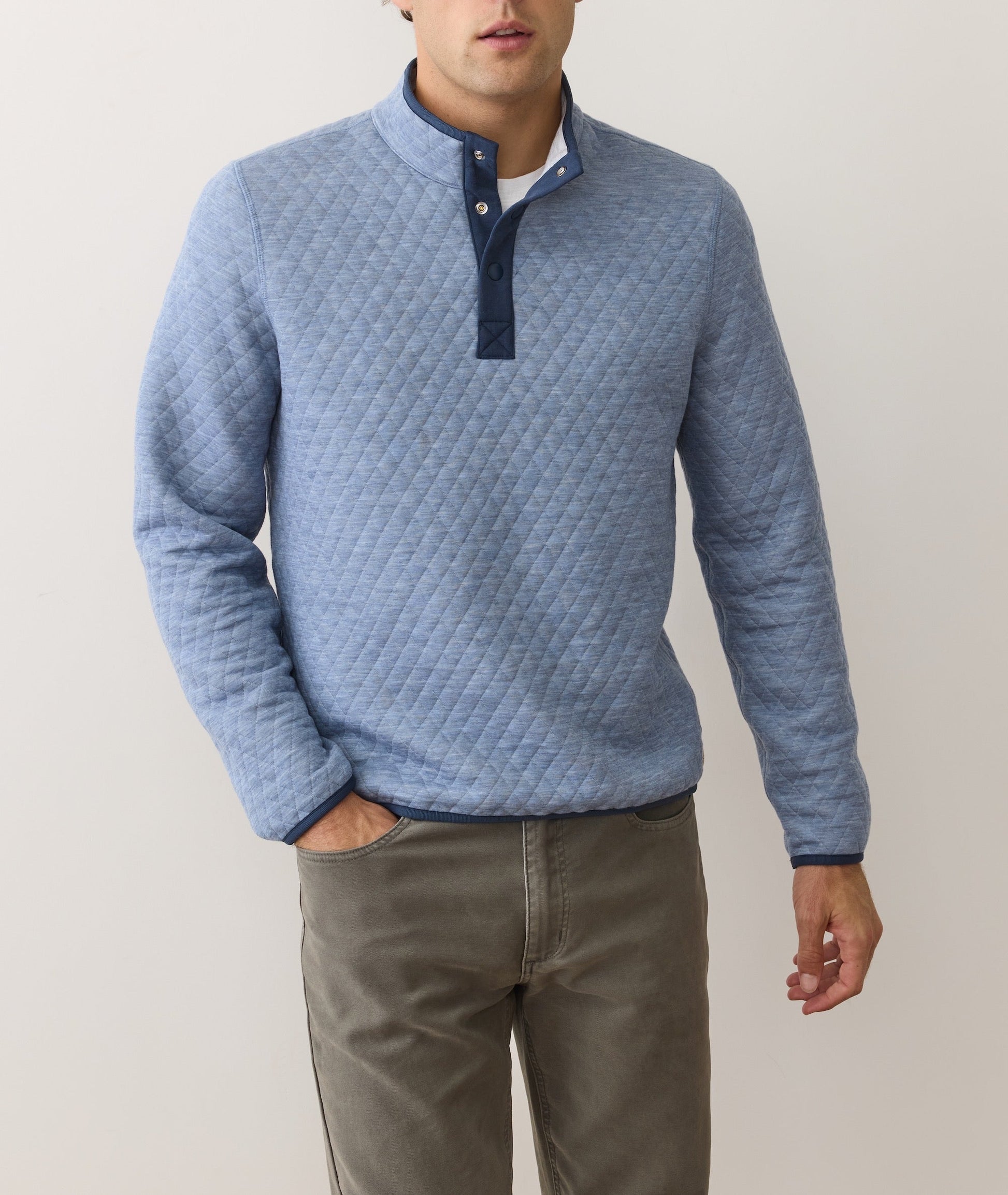 Marine Layer Corbet Quilted Reversible Pullover