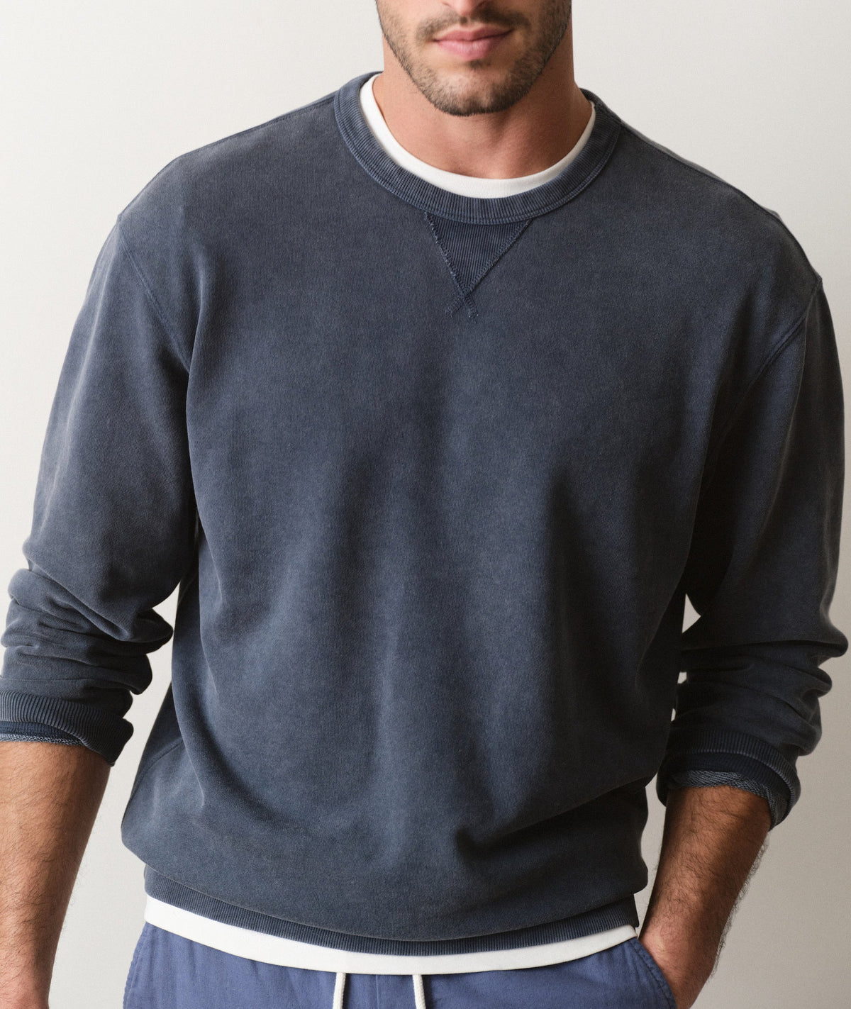 Marine Layer Cloud 9 Terry Relaxed Crewneck