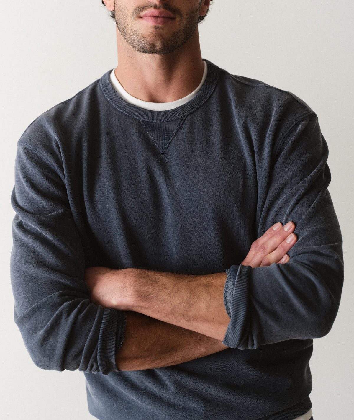 Marine Layer Cloud 9 Terry Relaxed Crewneck