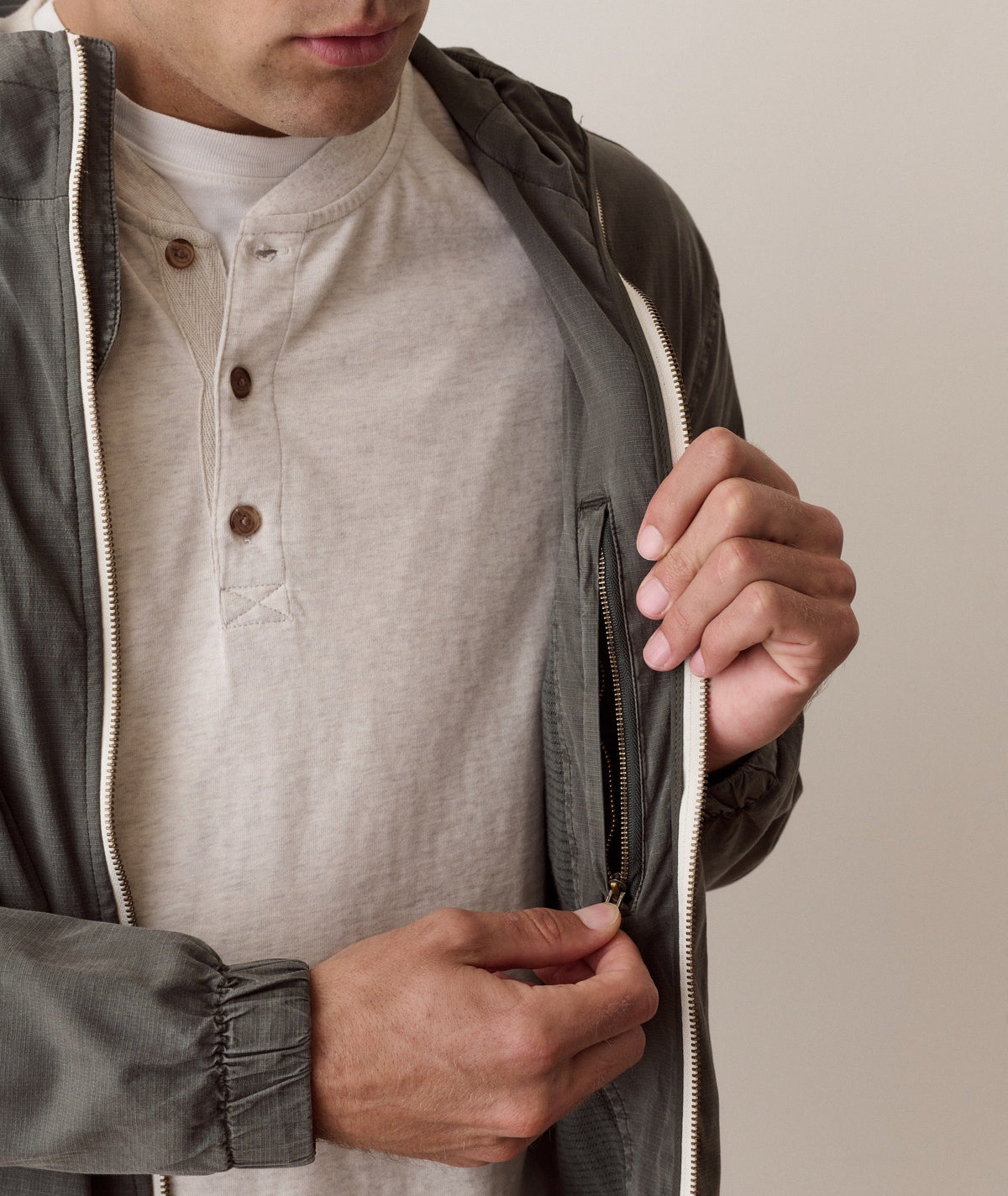 Marine Layer The Pierce Ripstop Windbreaker