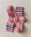 Garnet Rose Navy Stripe