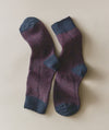 Navy/Burgundy Birdseye
