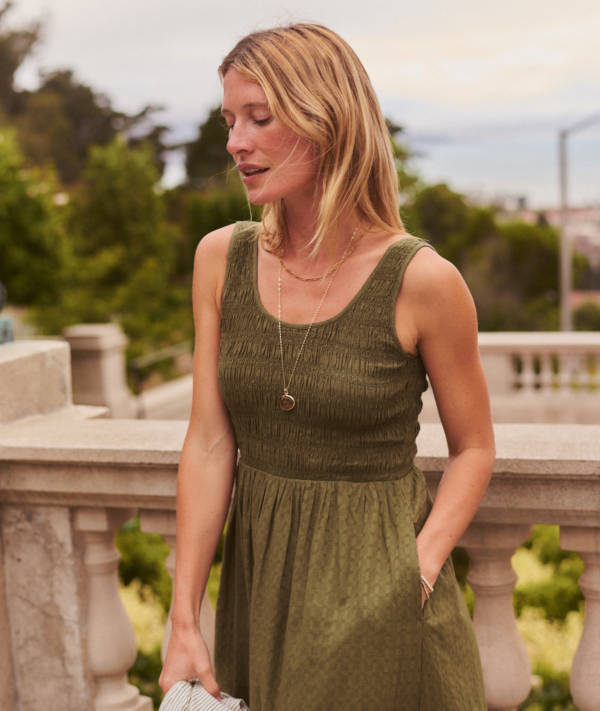 Marine Layer Tessa Midi Dress