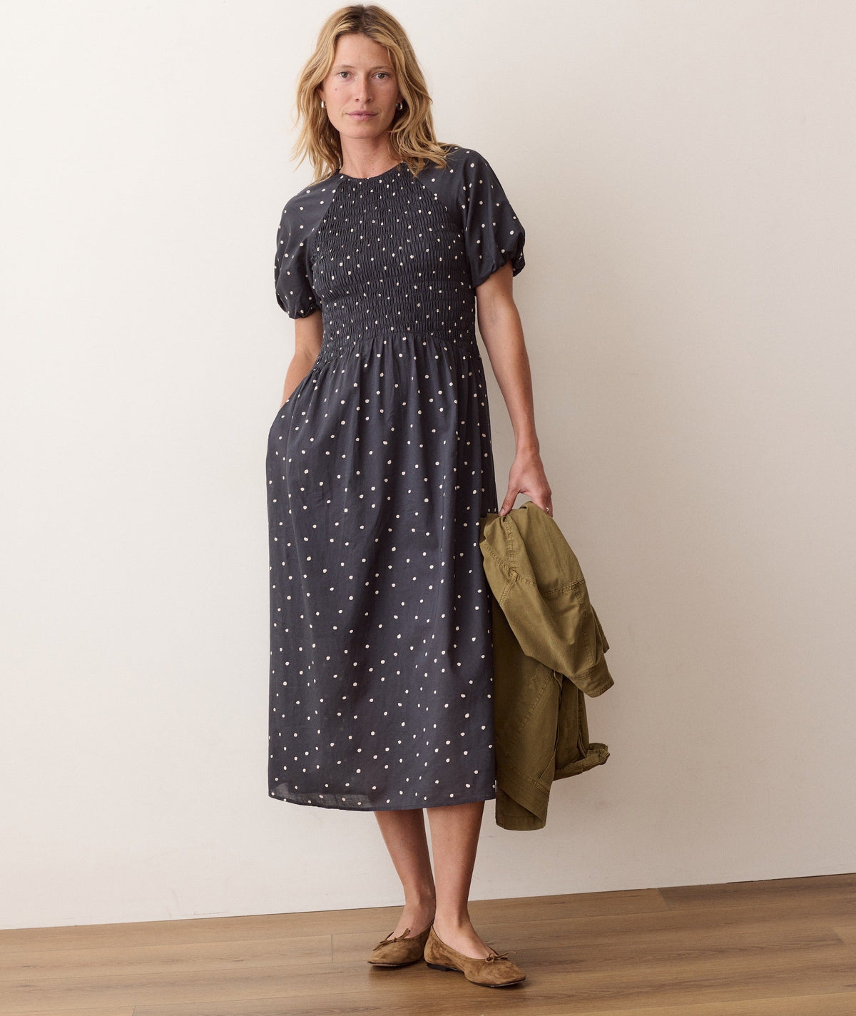 Marine Layer Gigi Smocked Dress