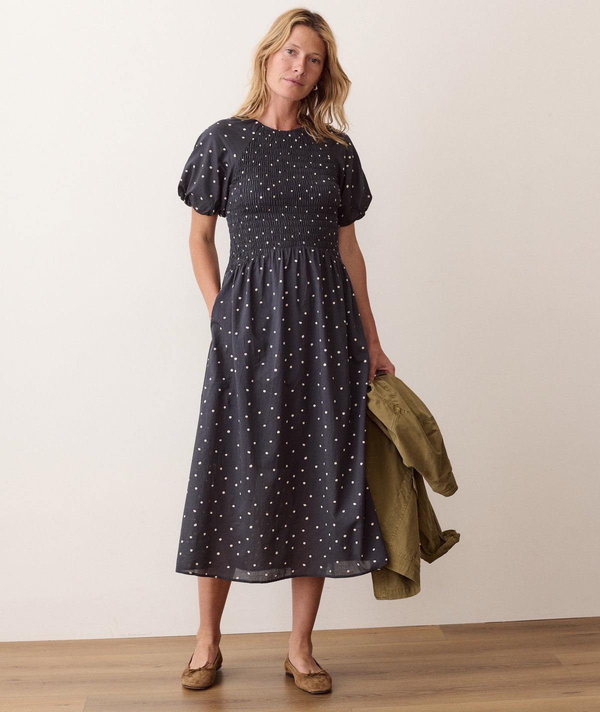 Marine Layer Gigi Smocked Dress
