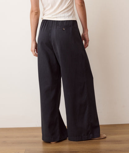 Marine Layer Allison Pleated Wide Leg Trouser
