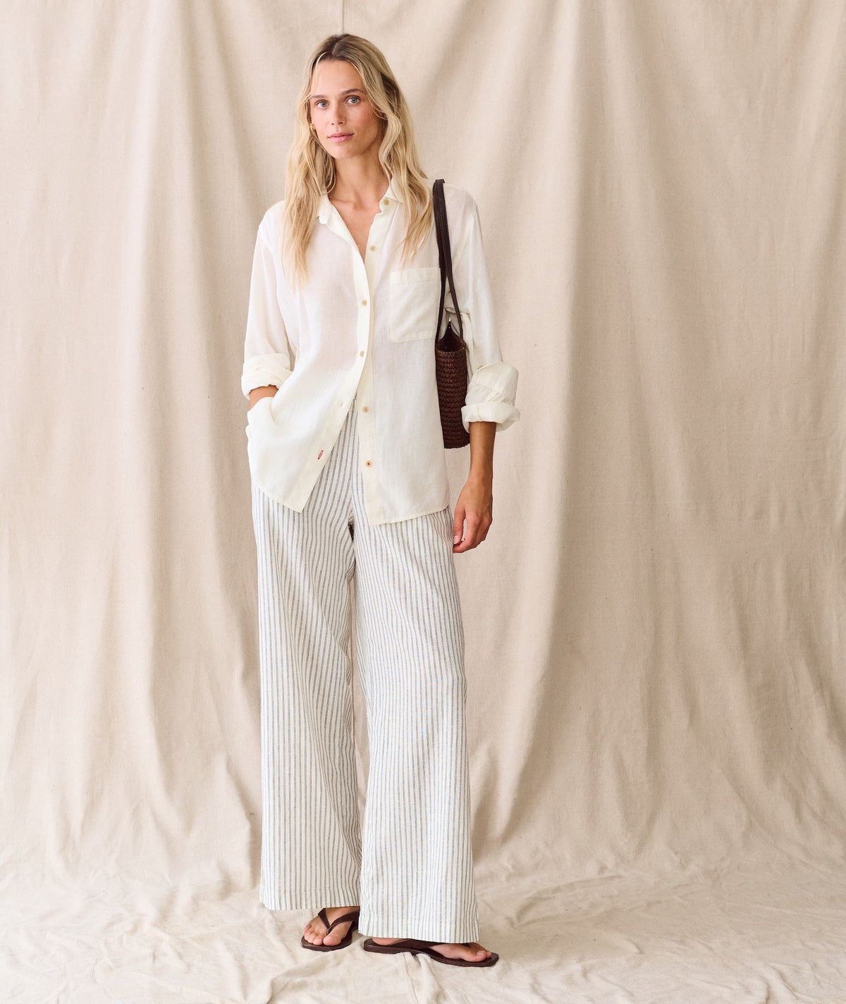 Marine Layer Allison Hemp Trouser