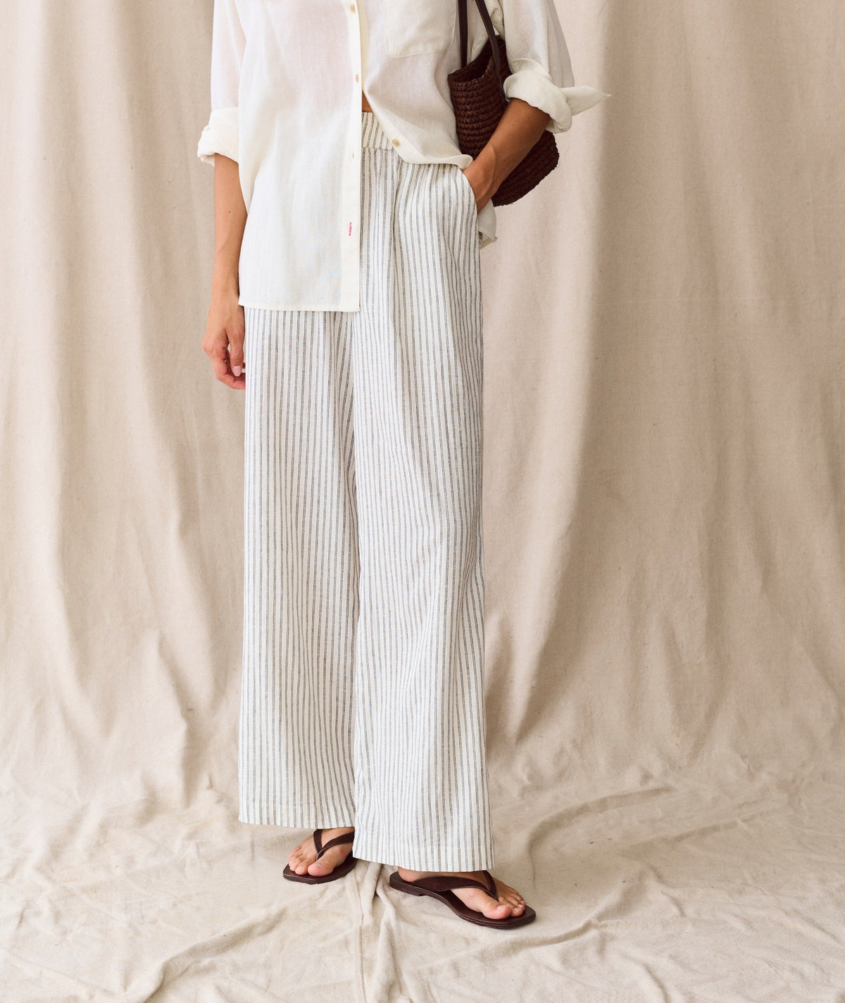 Marine Layer Allison Hemp Trouser