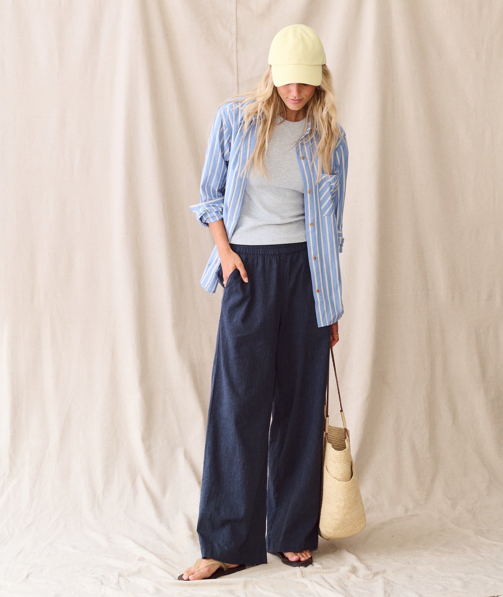 Marine Layer Allison Hemp Trouser