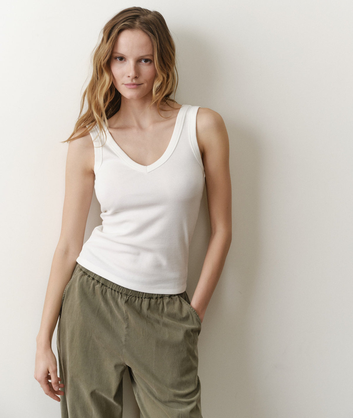 Marine Layer Lexi Rib V-Neck Tank