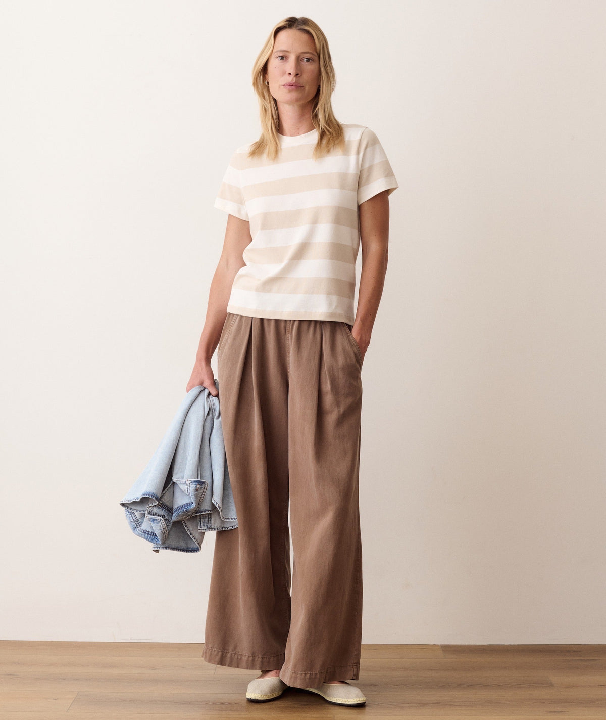 Marine Layer Dream Jersey Shrunken Crew Tee