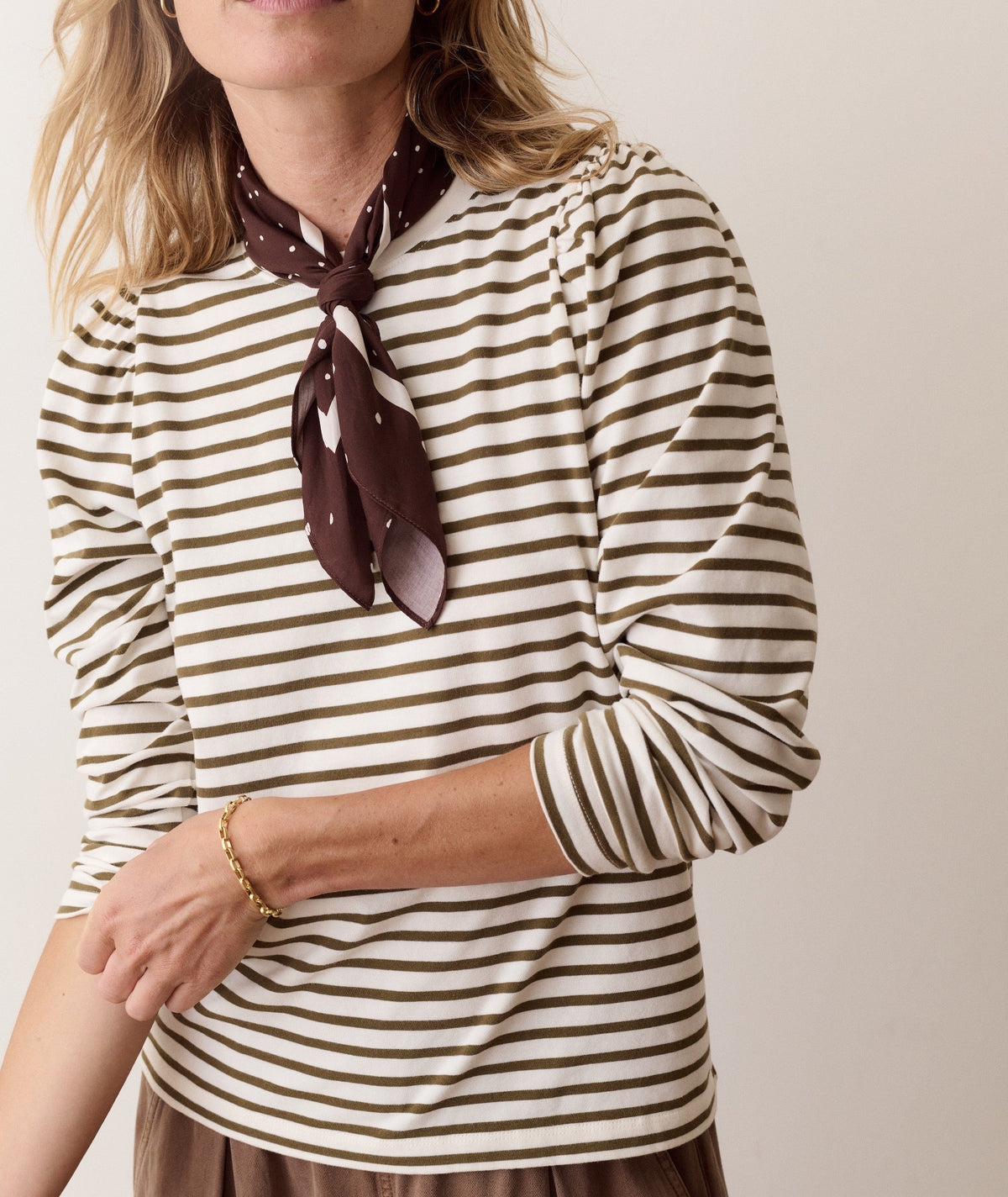 Marine Layer Dream Jersey Puff Sleeve Tee