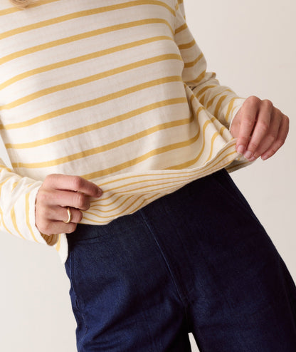 Marine Layer Poppy Double Knit Crewneck