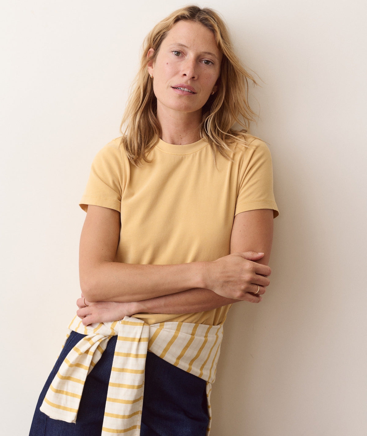 Marine Layer Dream Jersey Shrunken Crew Tee