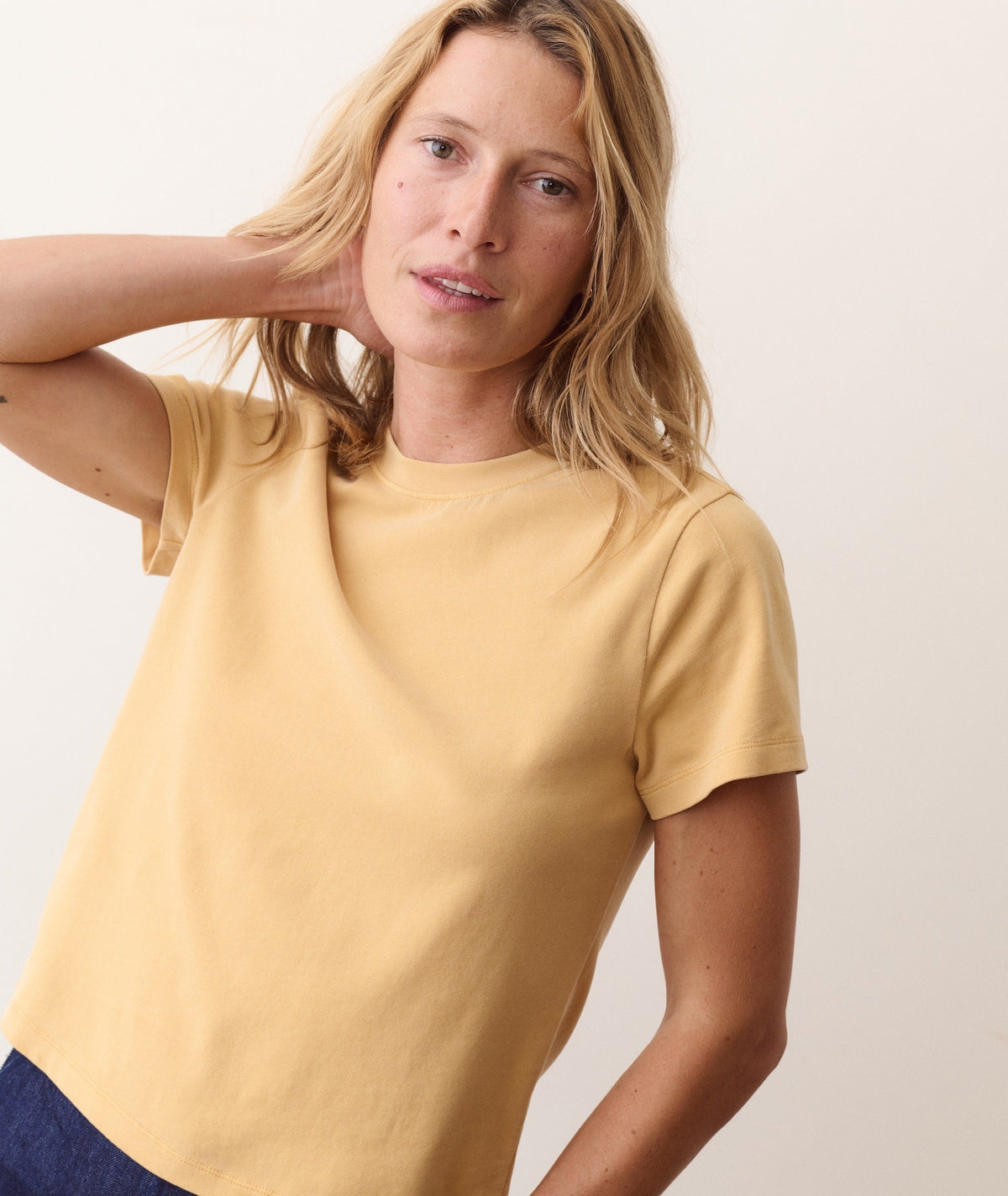 Marine Layer Dream Jersey Shrunken Crew Tee