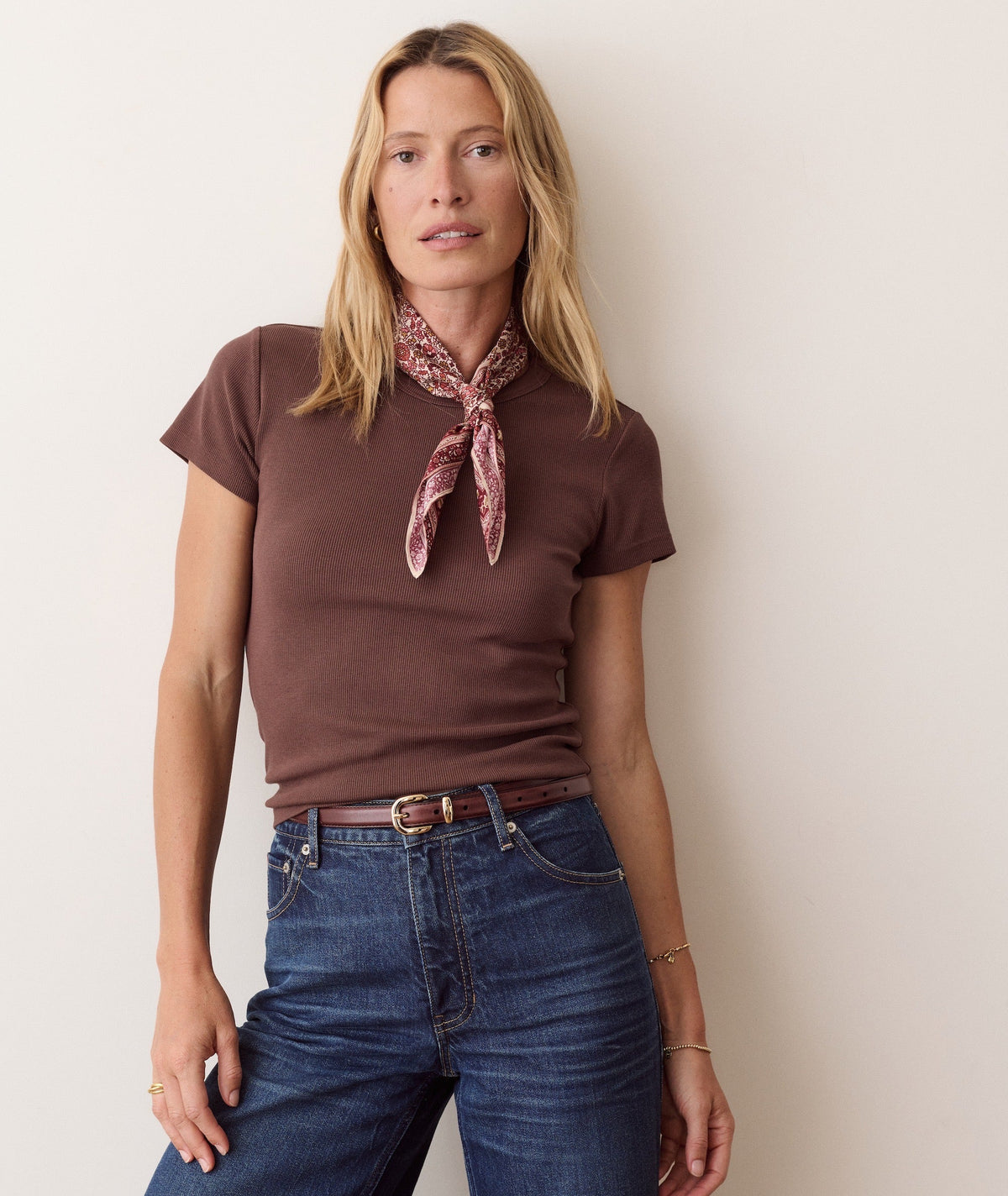Marine Layer Lexi Rib Sun-In Crew Tee