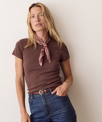 Marine Layer Lexi Rib Sun-In Crew Tee
