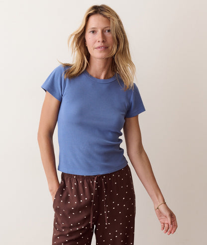 Marine Layer Lexi Rib Sun-In Crew Tee