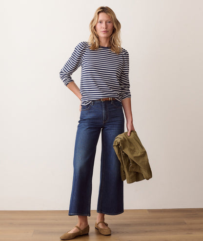 Marine Layer Dream Jersey Puff Sleeve Tee