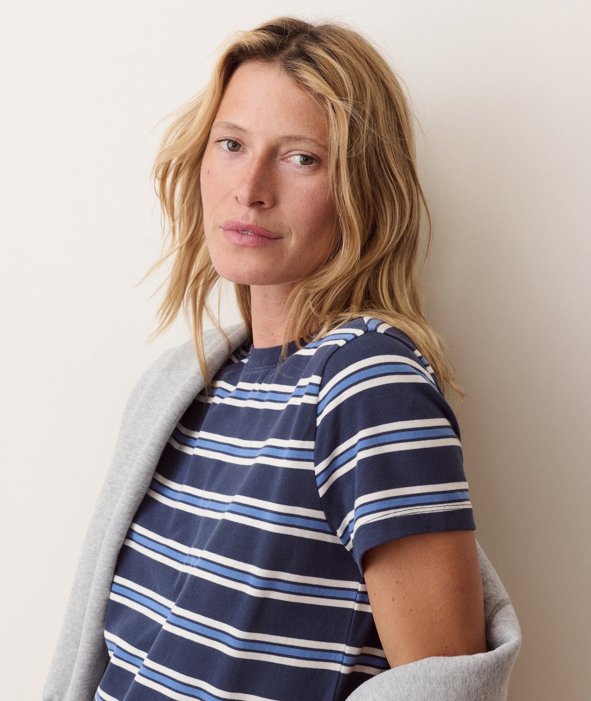 Marine Layer Dream Jersey Shrunken Crew Tee