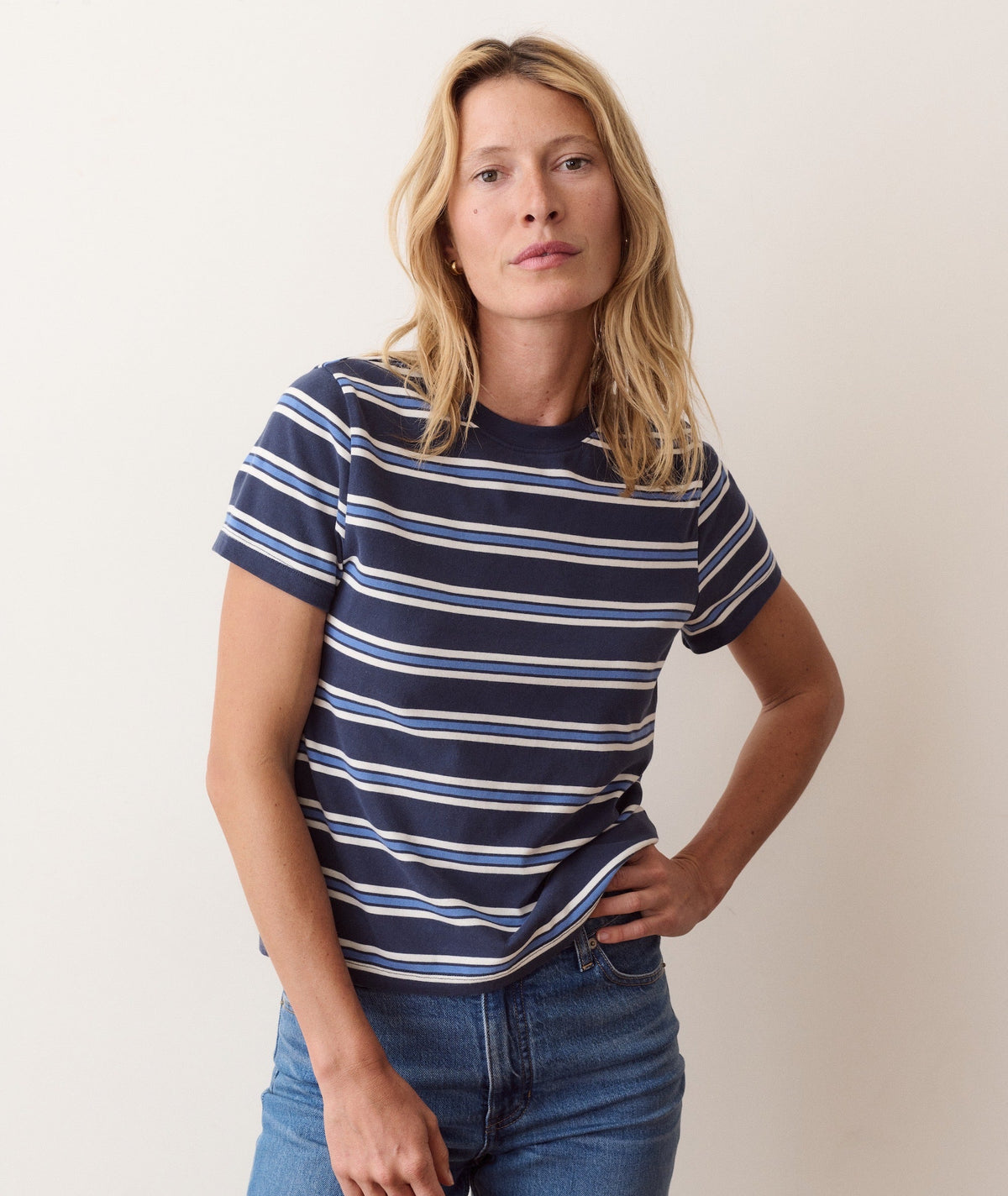 Marine Layer Dream Jersey Shrunken Crew Tee