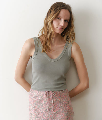 Marine Layer Lexi Rib V-Neck Tank