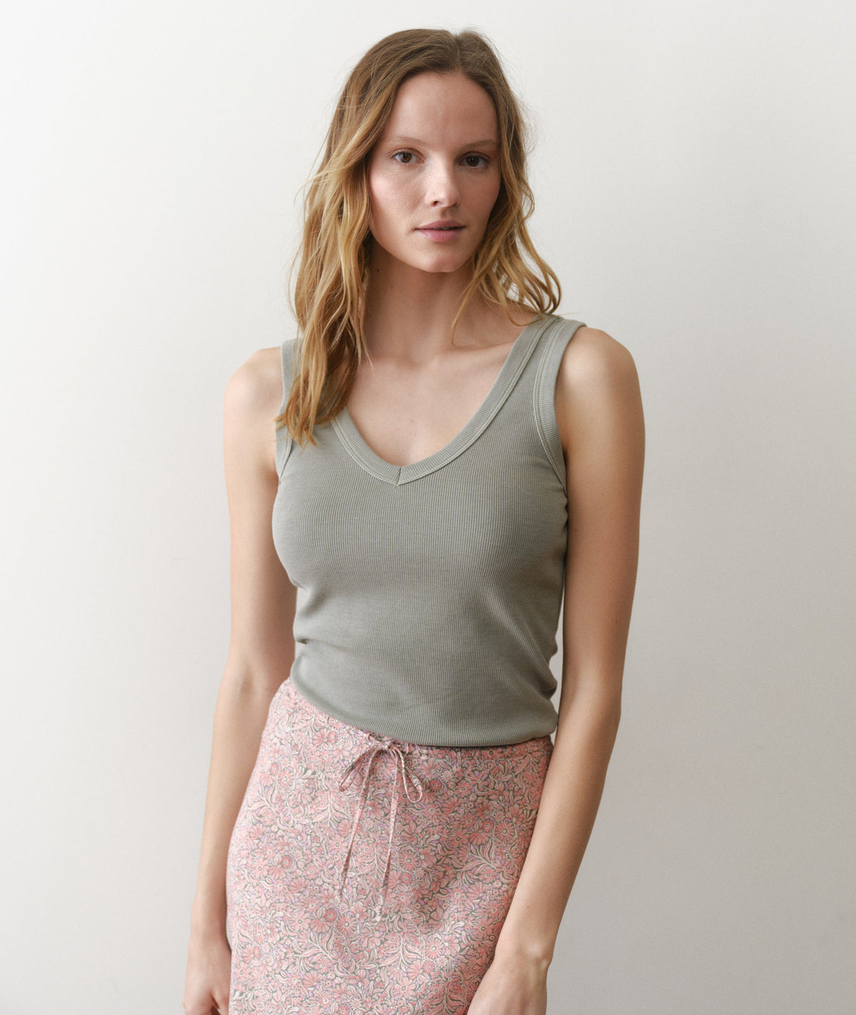 Marine Layer Lexi Rib V-Neck Tank