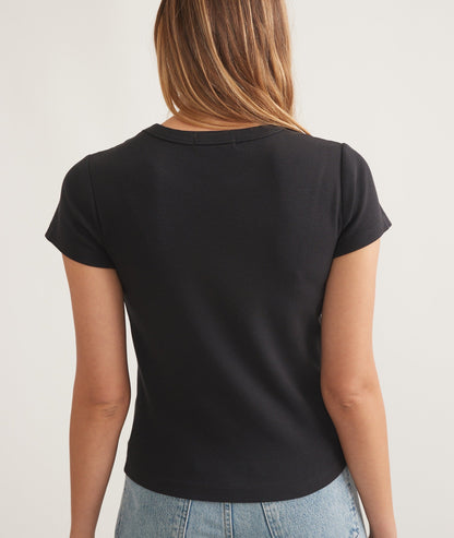 Marine Layer Lexi Rib Sun-In Crew Tee