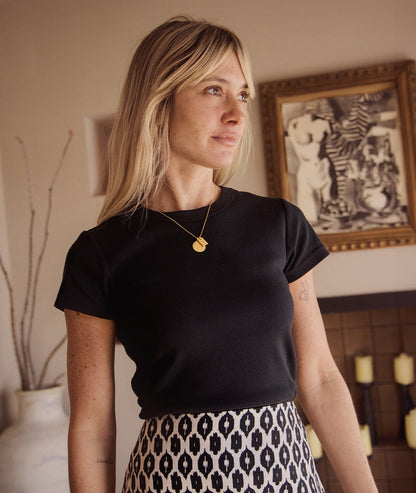 Marine Layer Lexi Rib Sun-In Crew Tee