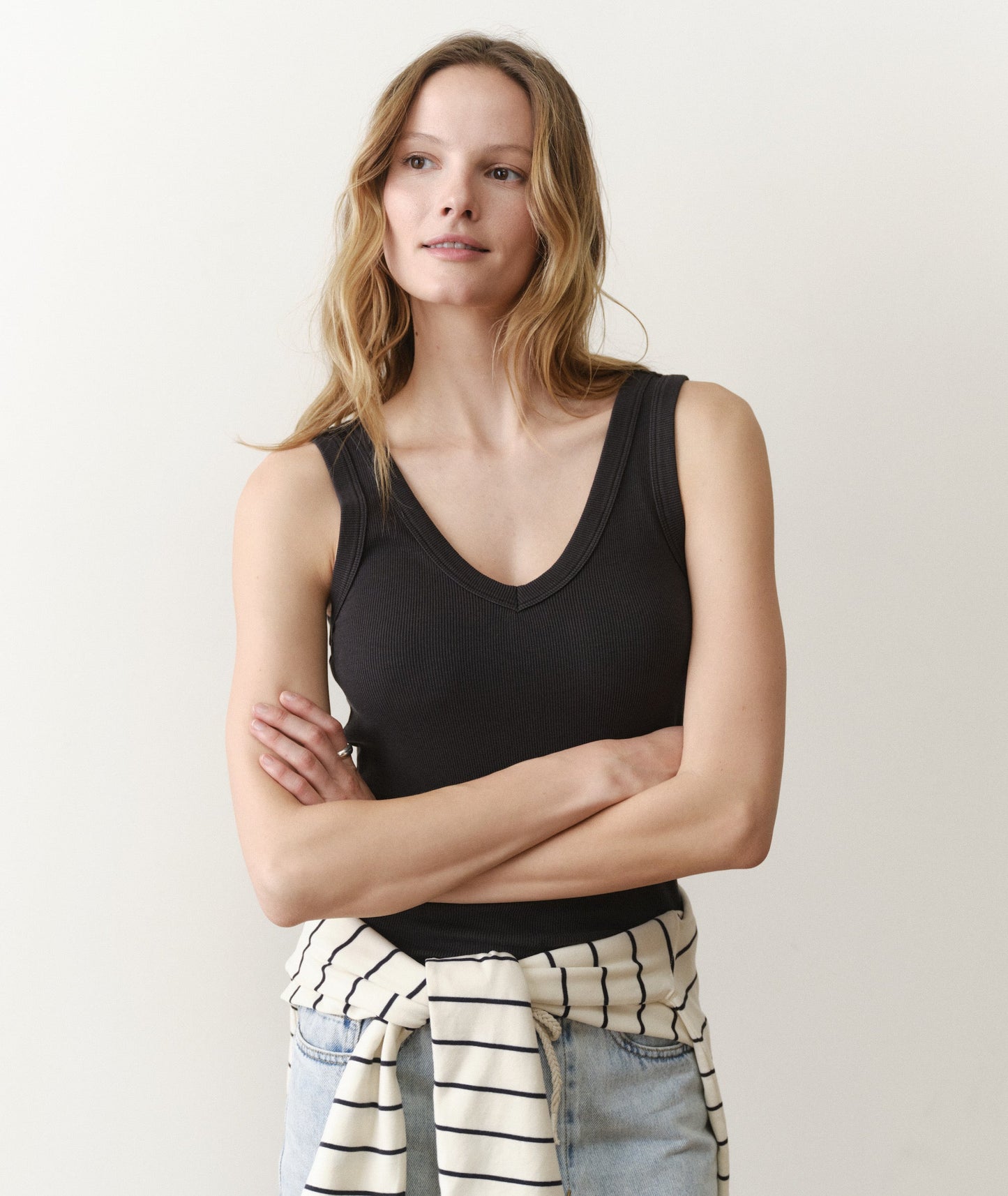 Marine Layer Lexi Rib V-Neck Tank