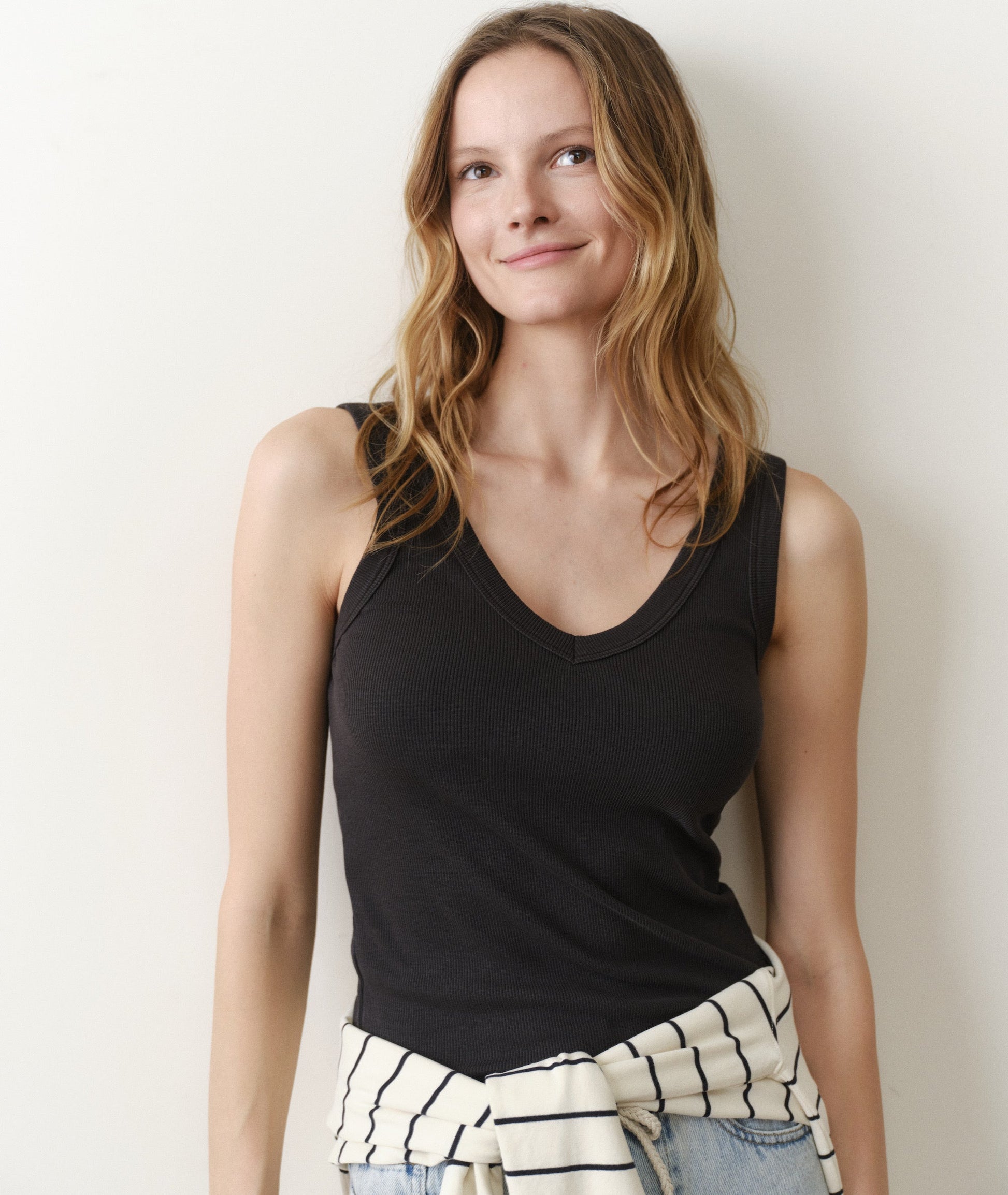 Marine Layer Lexi Rib V-Neck Tank
