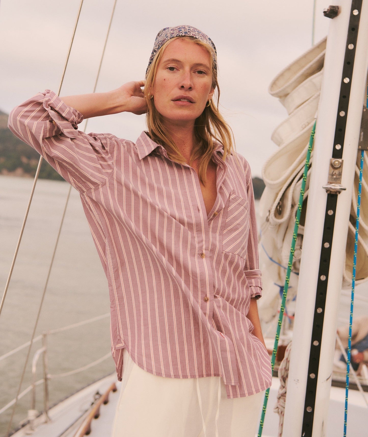 Marine Layer Jane Relaxed Cali Poplin Shirt