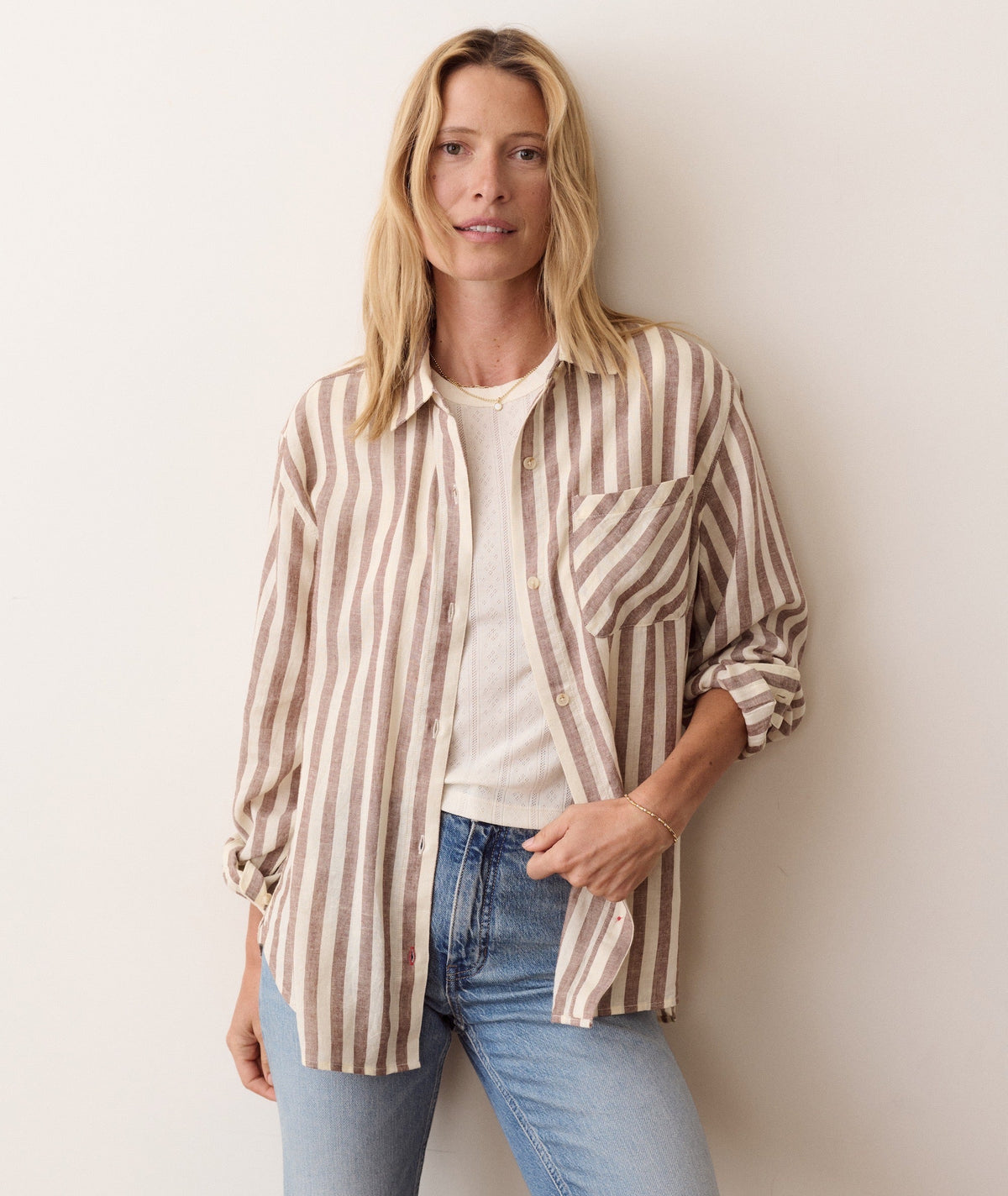 Marine Layer Jane Relaxed Linen Shirt